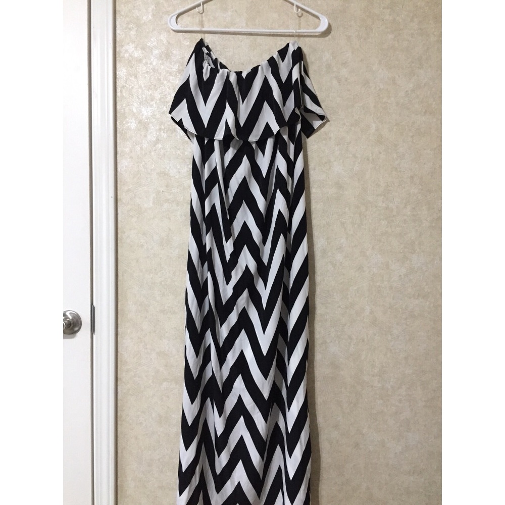 Striped maxi